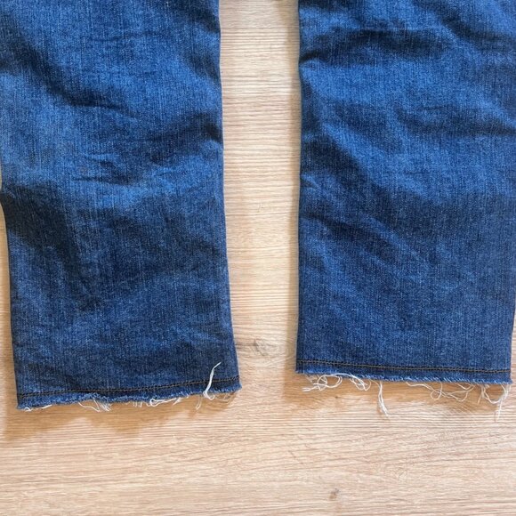 Pilcro & the Letterpress Slim Straight 32 jeans Sequins Embroidery Boho Distress - Picture 9 of 13